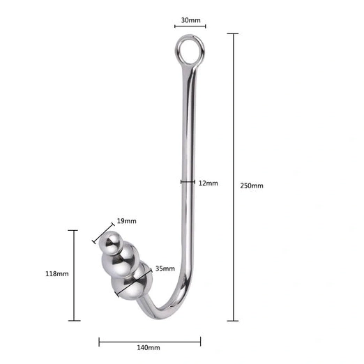and Hook Beaded Anal with 5334 Collar Elegant Cuffs 0821